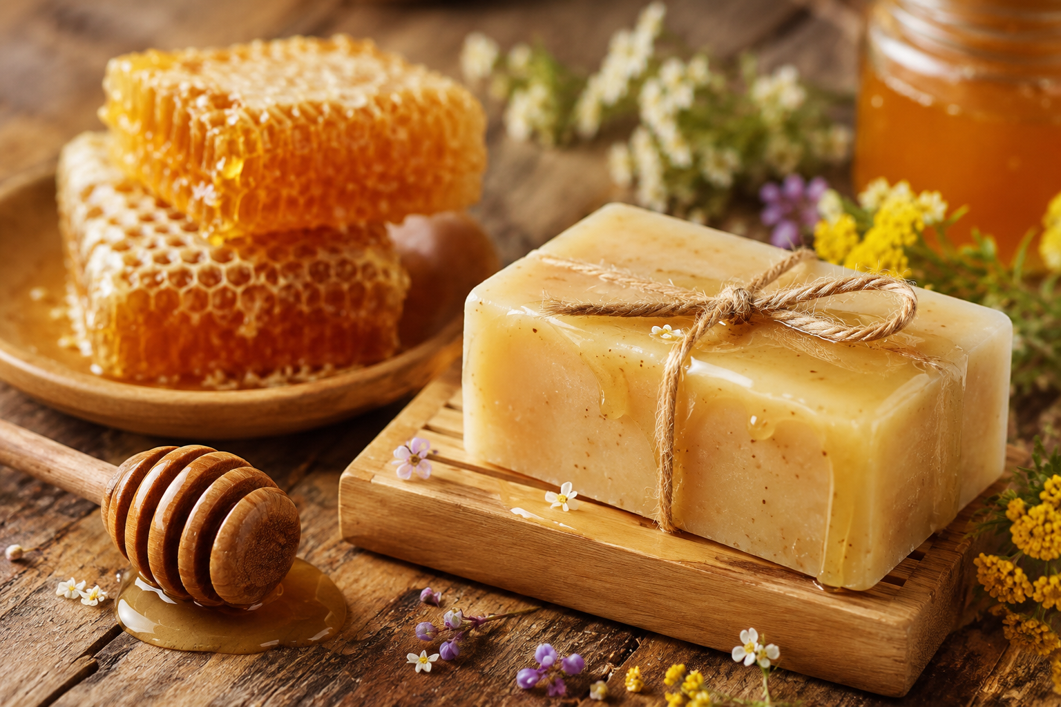 Mydło z miodem – naturalna pielęgnacja skóry inspirowana siłą produktów pszczelich